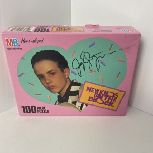 RARE! New Kids On The Block NKOTB Joey McIntyre Heart Puzzle 100 Pieces Complete - Picture 1 of 2